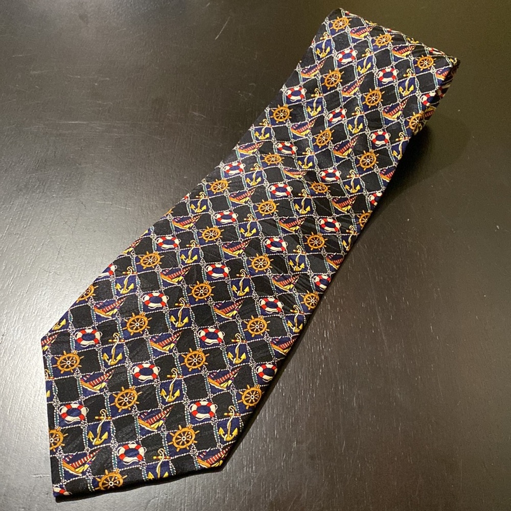 Museum Artifacts All Silk Nautical Tie